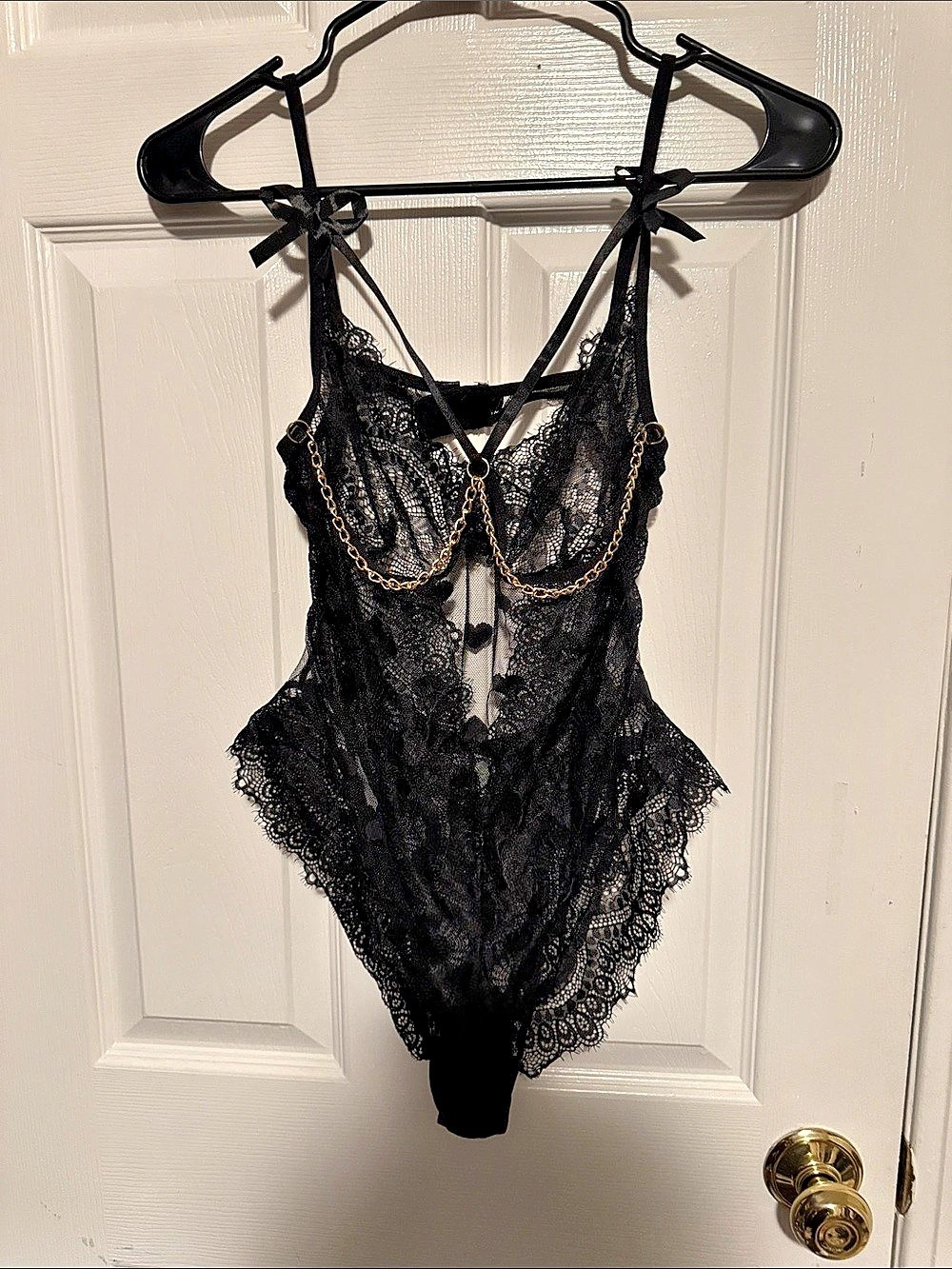 Black Lace Bodysuit Like New